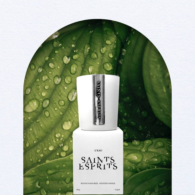 Saints Esprits - L'EAU - Bougie parfumée (Cuir et citron vert)