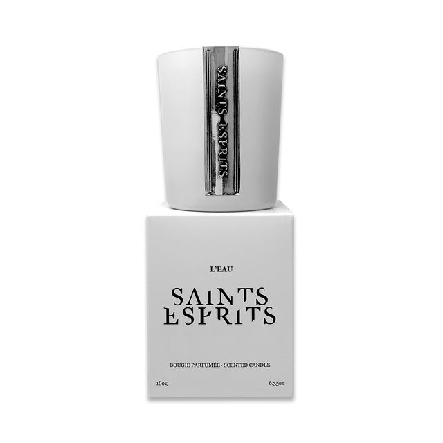 Saints Esprits - L'EAU - Bougie parfumée (Cuir et citron vert)