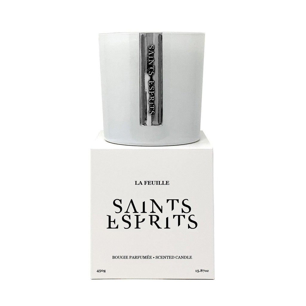 Saints Esprits - LA FEUILLE - Bougie parfumée (Thé vert et feuille de rosier)