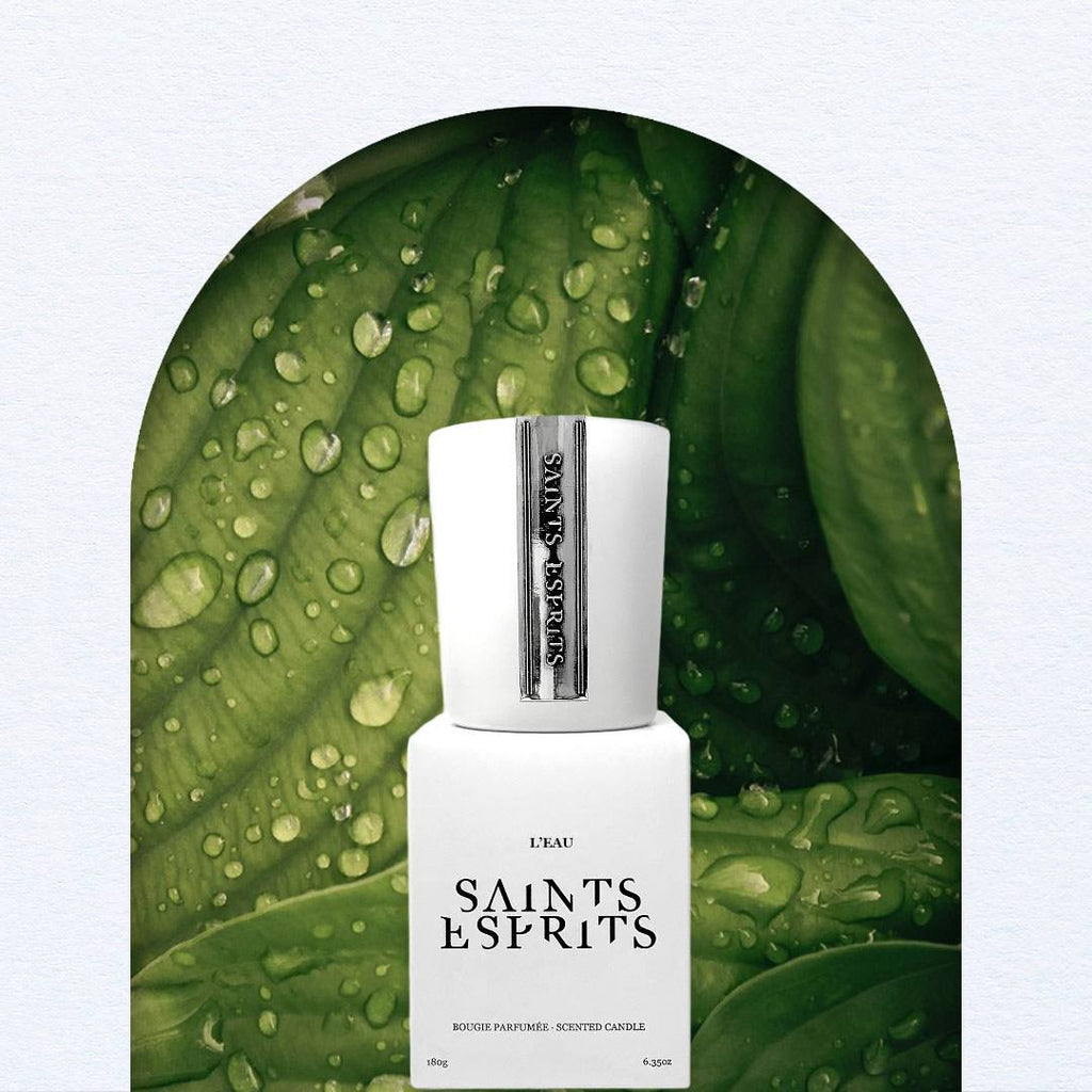 Saints Esprits - L'EAU - Bougie parfumée (Cuir et citron vert)  